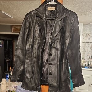 Modern Essentials Black Leather Jacket